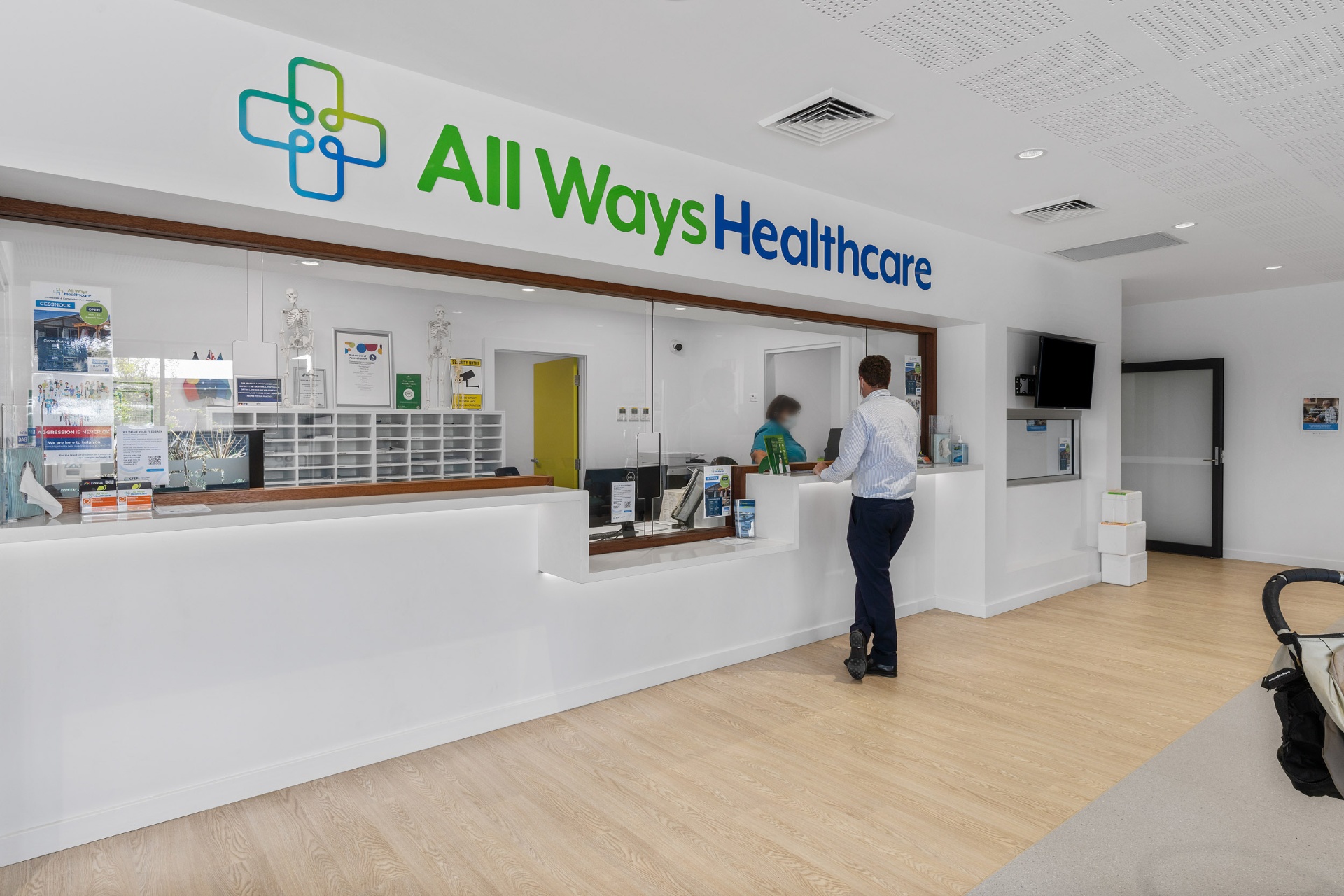 All Ways Healthcare GP clinic reception